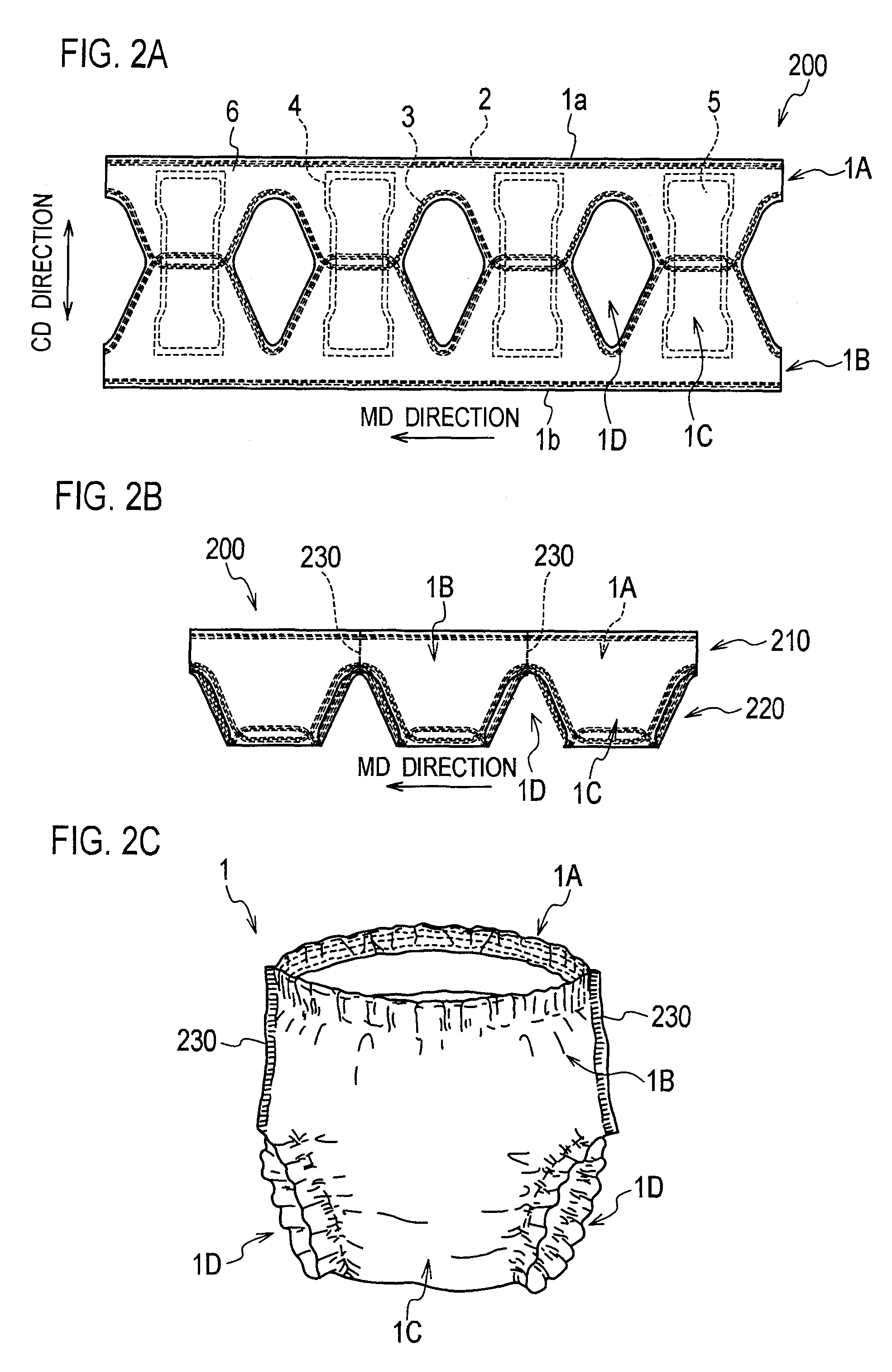 Cutting device and manufacturing method for absorptive article