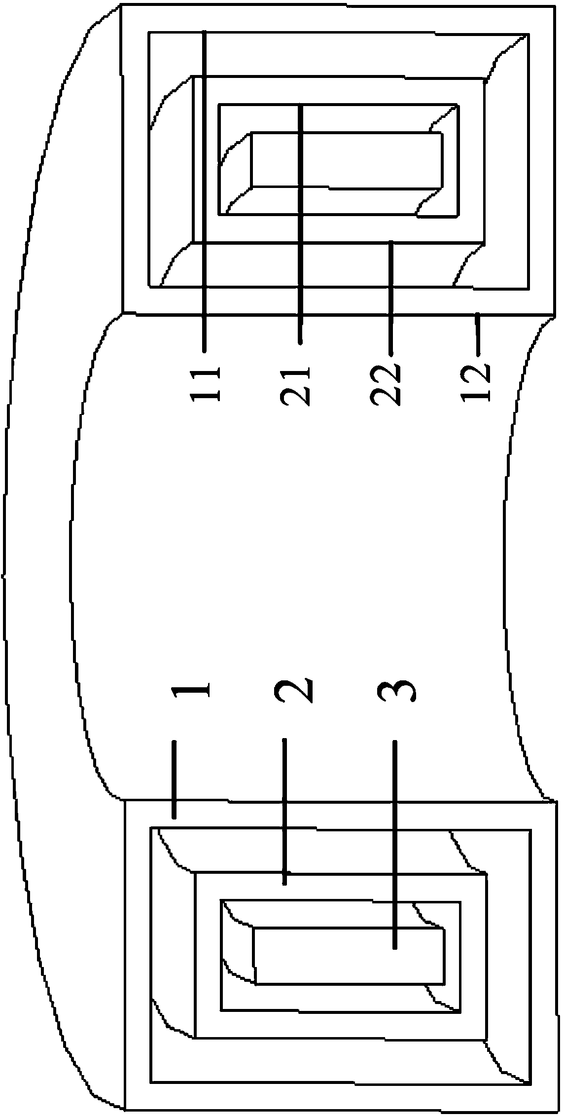 Dewar with magnetic shielding or electromagnetic shielding