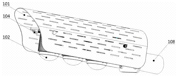 Road lamp adopting installing interface bracket structure