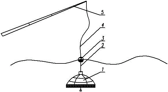 Passive trapping fishing instrument