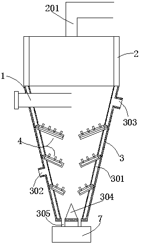 Gas purifying chamber for coal mine electrical equipment