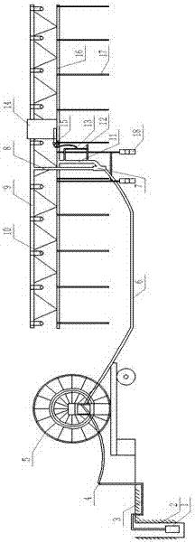 Dual-pipeline water and fertilizer integrated spray irrigation machine unit for spray irrigation machine