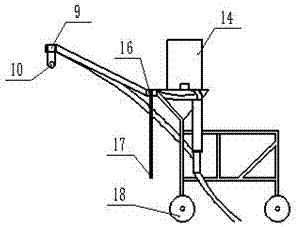 Dual-pipeline water and fertilizer integrated spray irrigation machine unit for spray irrigation machine