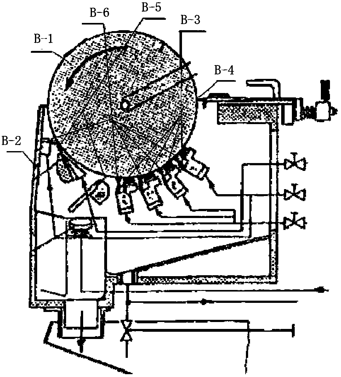 Cleaning method and cleaning device for ink wiping roller of gravure press