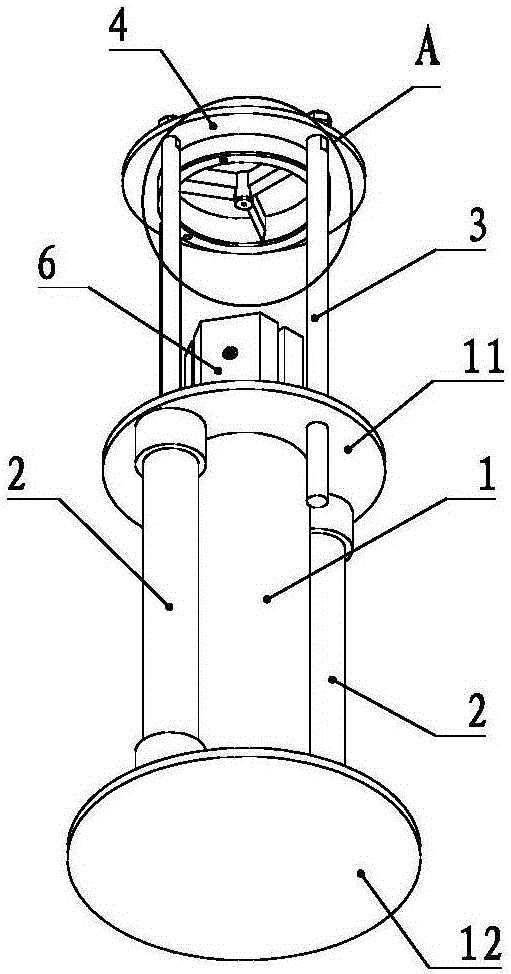 Bamboo-tube slicing device