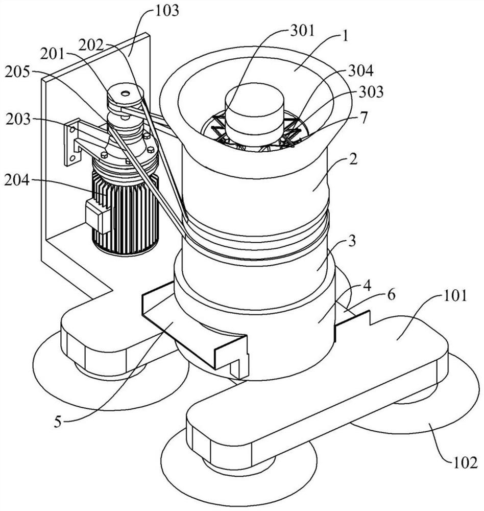 Reciprocating cutter type straw smashing device