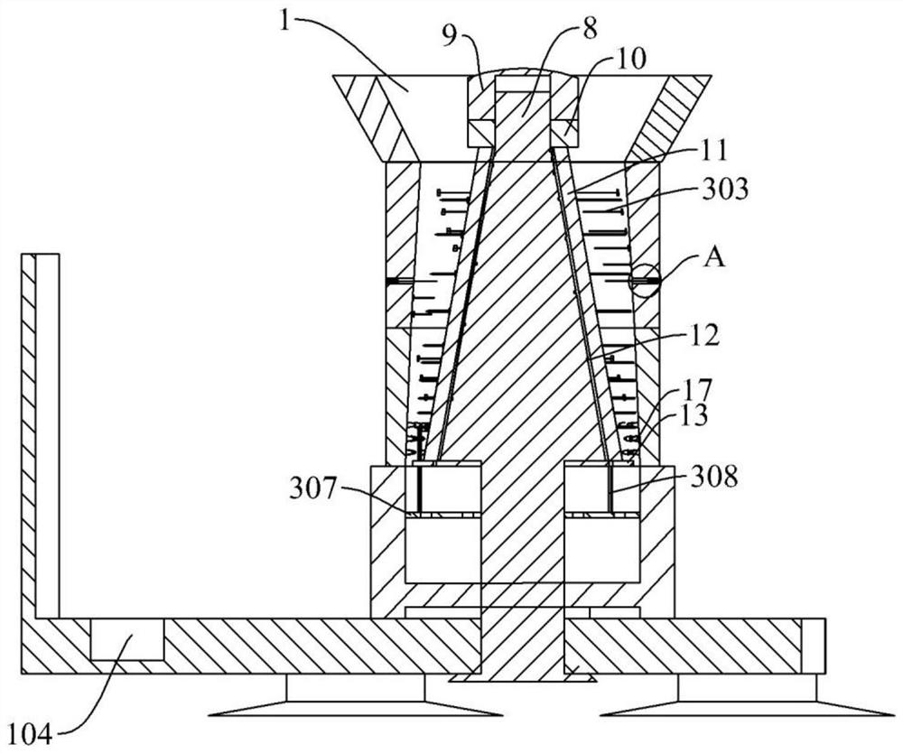 Reciprocating cutter type straw smashing device