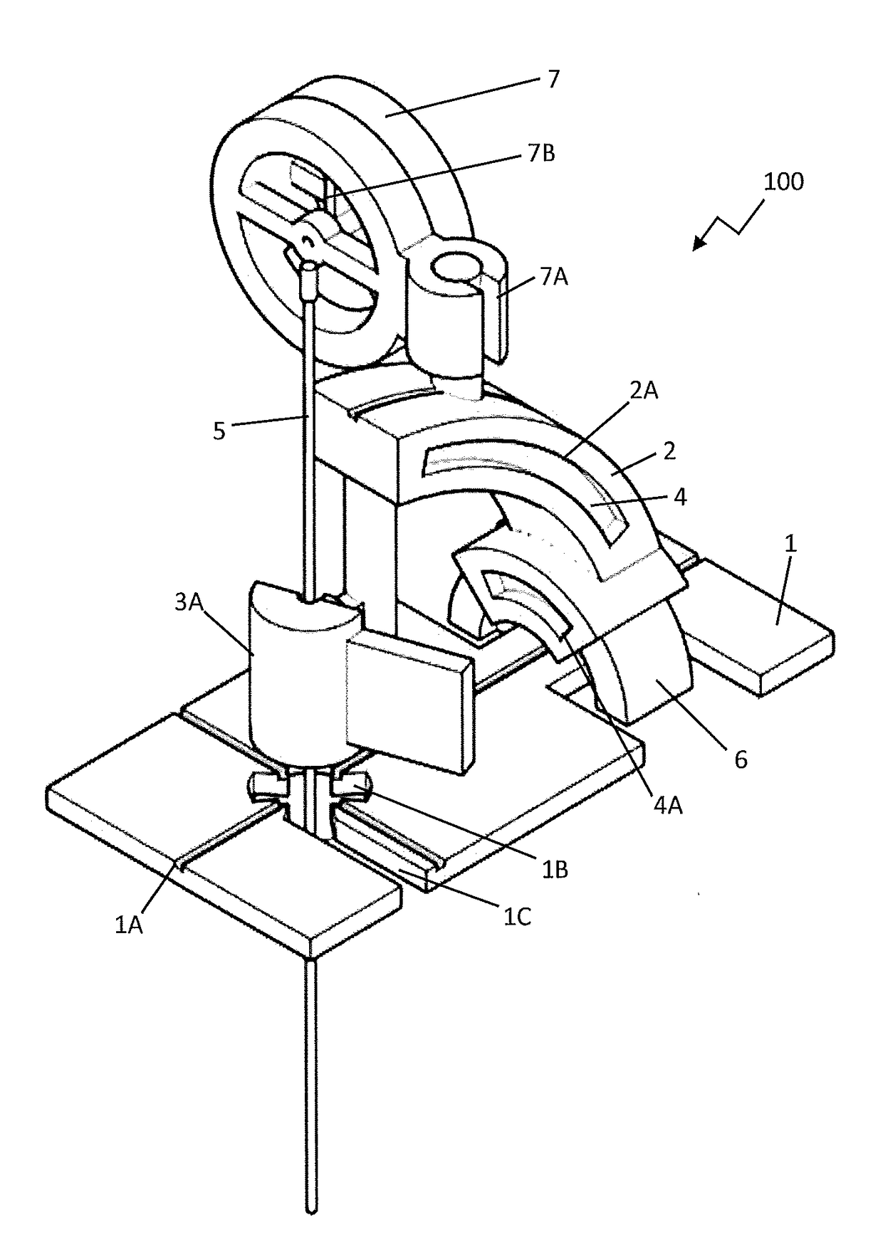 An apparatus for guiding a surgical needle