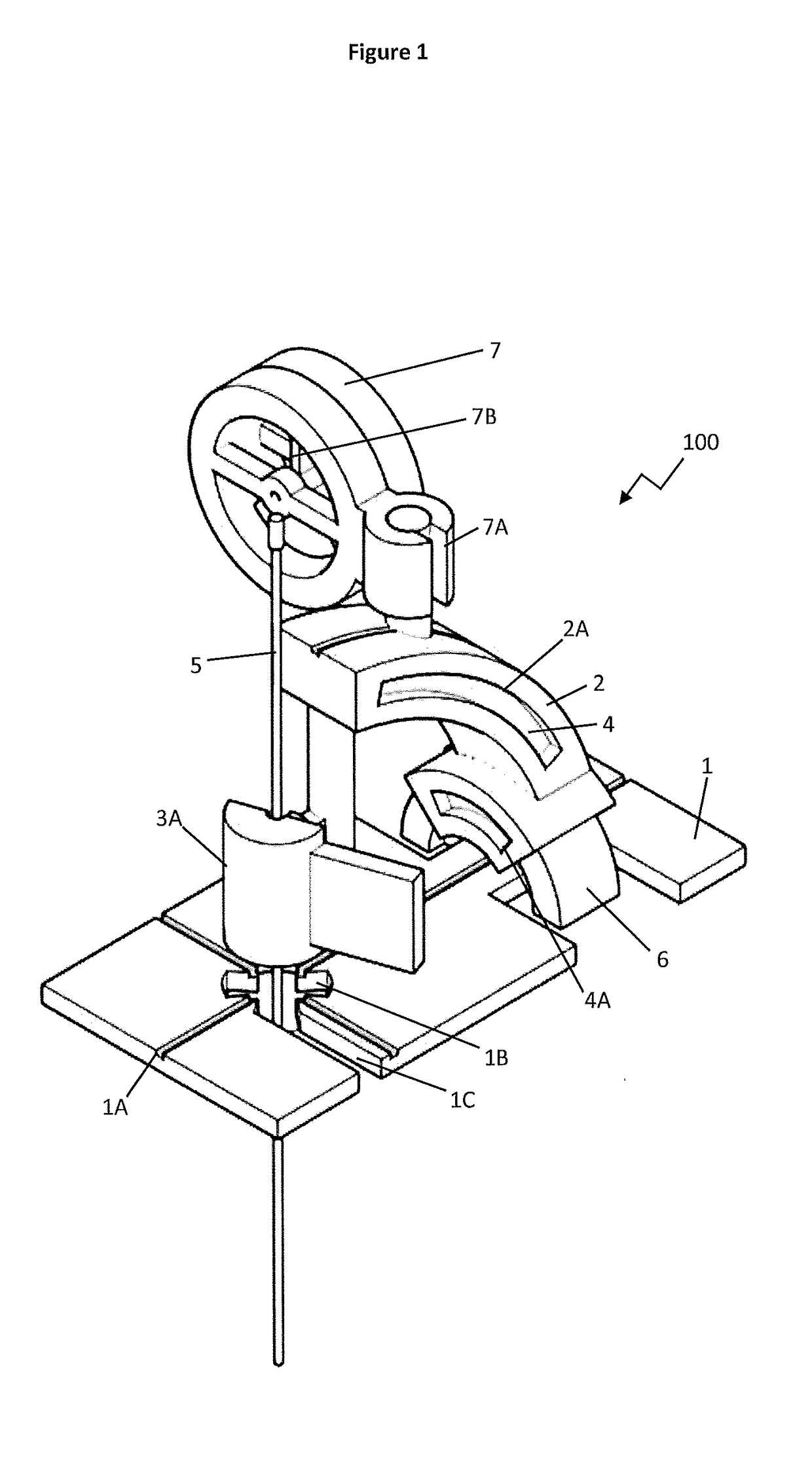 An apparatus for guiding a surgical needle