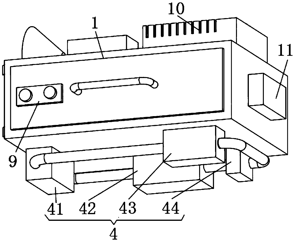 Dual-waterway laser unhairing instrument