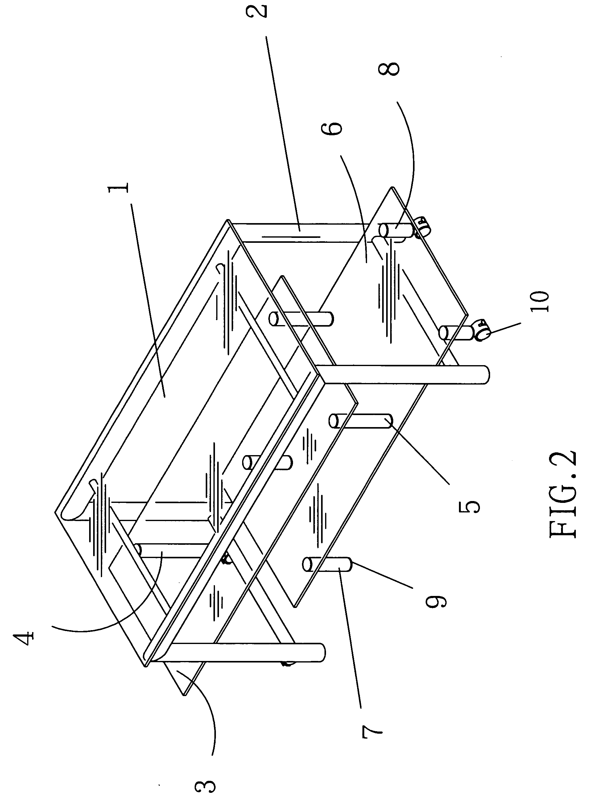 Stacked table assembly