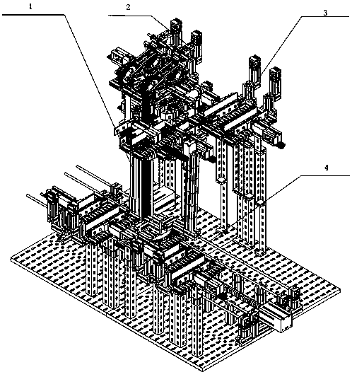 Underground type electric vehicle taking and parking system