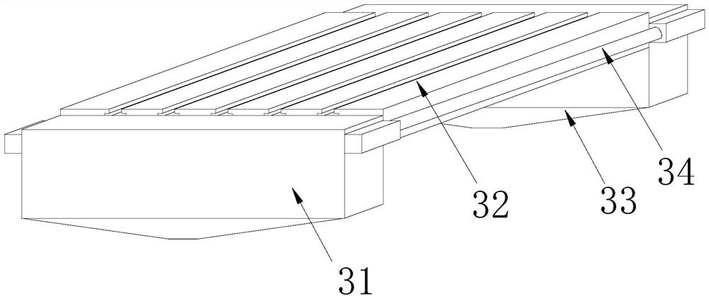 A horizontal boring machine