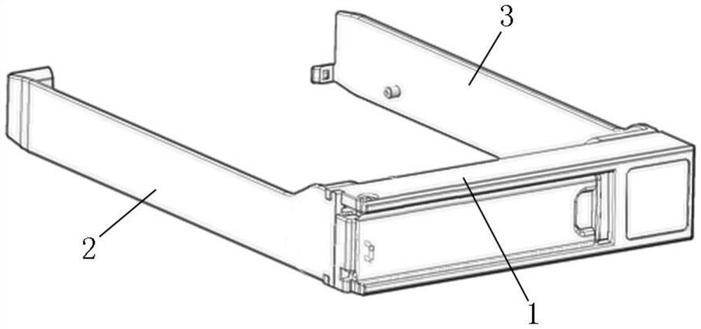 Hard disk module and disassembly-free hard disk bracket thereof