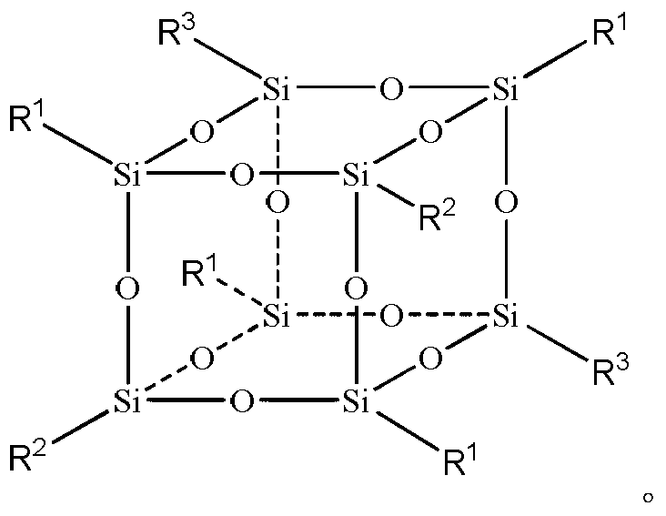 Novel alkoxy silane based POSS (polyhedral oligomeric silsesquioxanes) as well as preparation method and application thereof