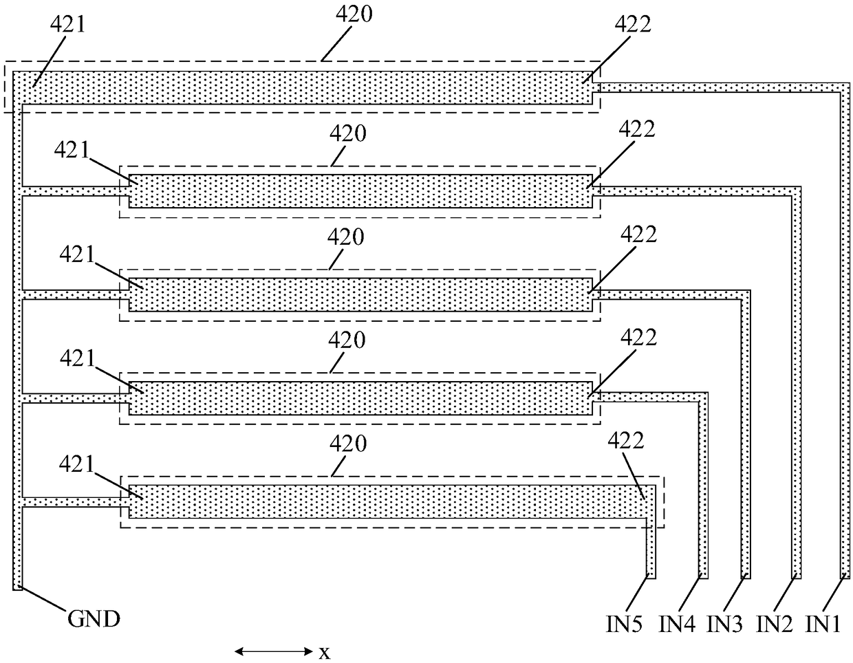 Liquid-crystal phase shifter and antenna