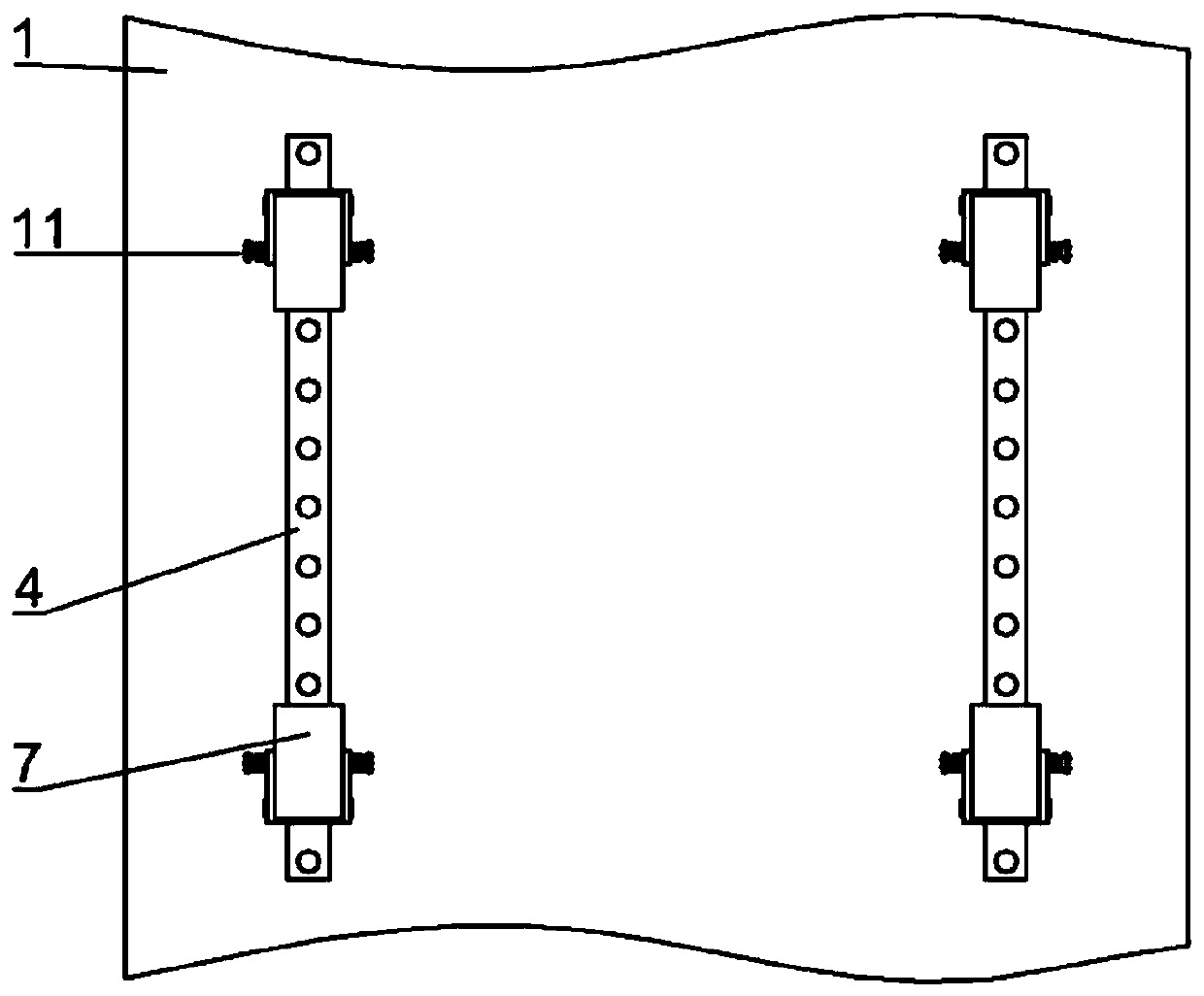 An aluminum profile cutting machine