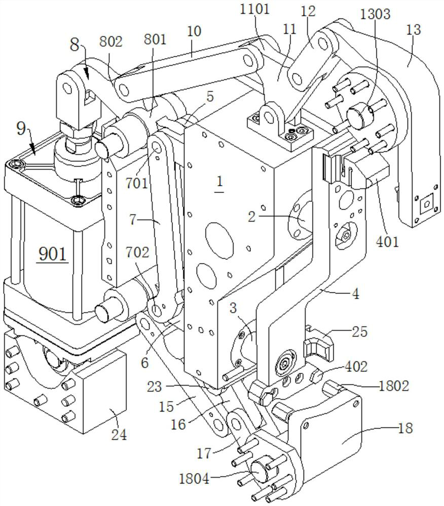 Positioning and pressing device