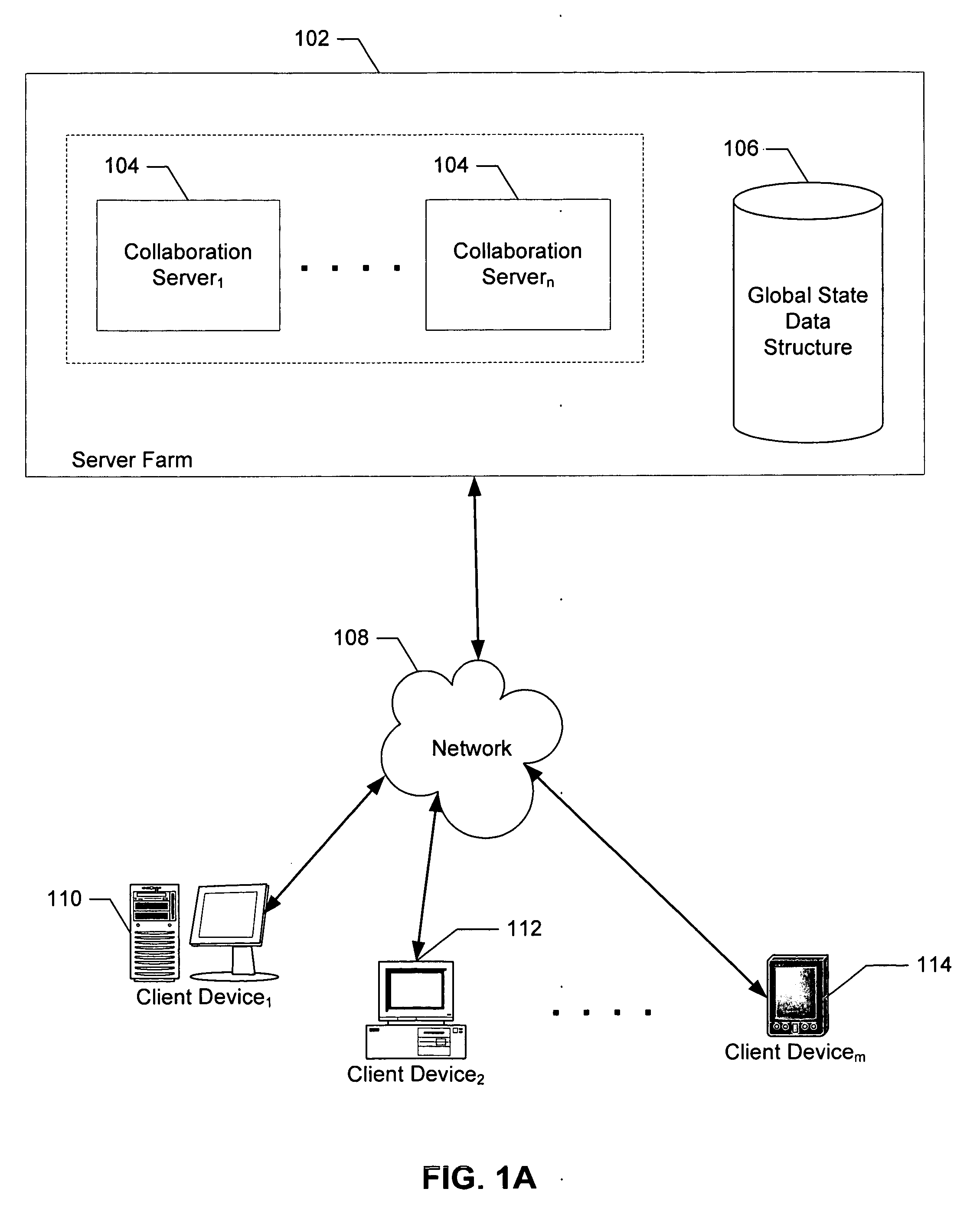 Method and system for controlling a collaborative computing environment