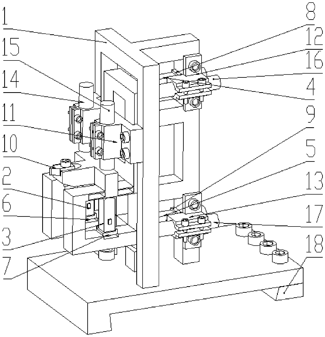 Three-dimensional elliptical vibration flexible device based on metal porous material