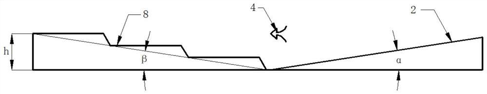 A mining method for inclined coal seam open-pit mining with deep horizontal mining and shallow longitudinal mining