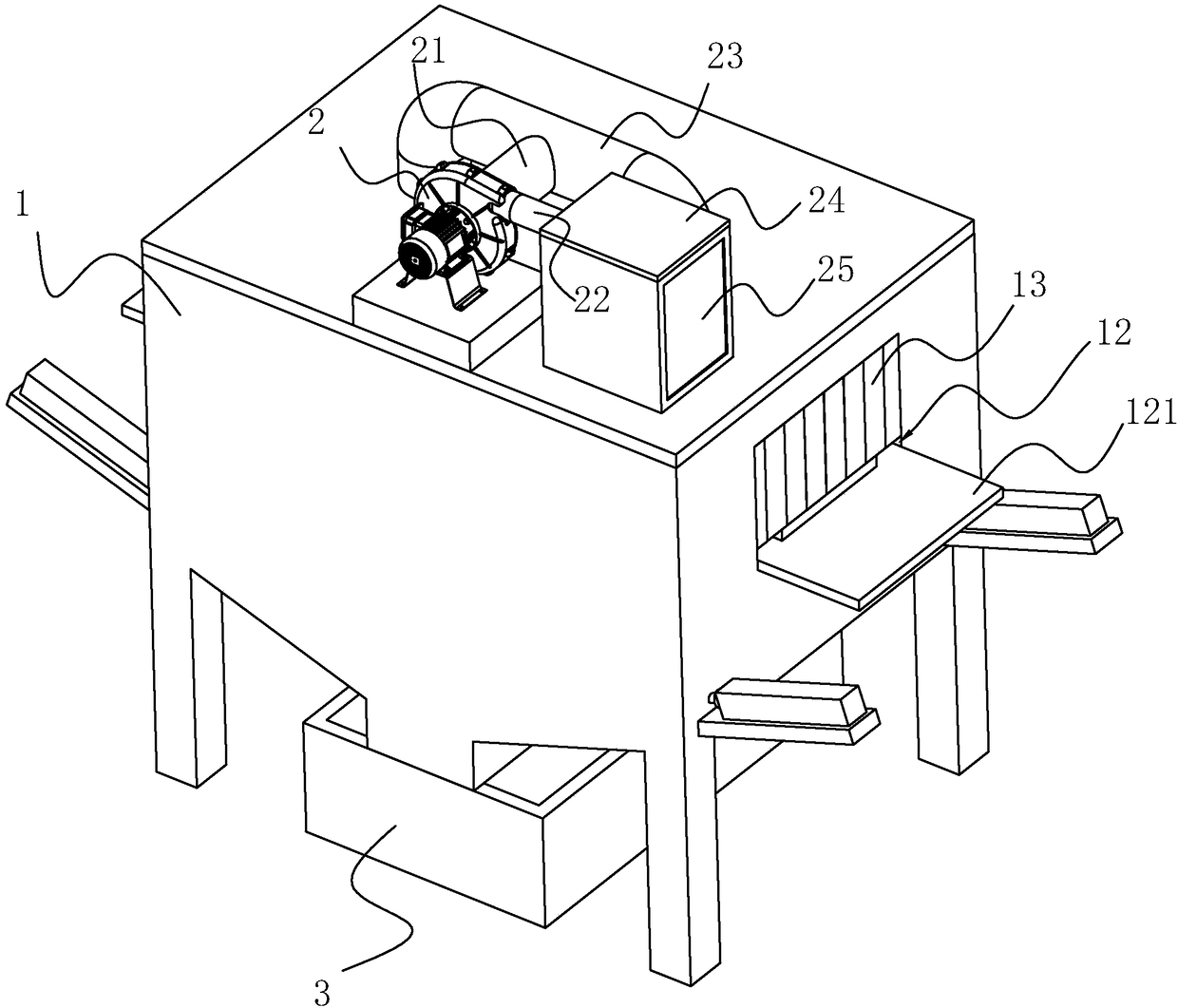 Indoor decoration board cleaning device