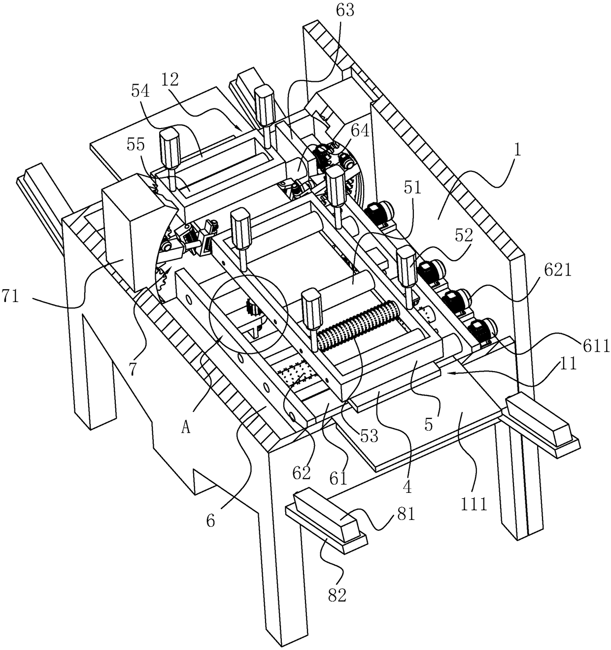 Indoor decoration board cleaning device