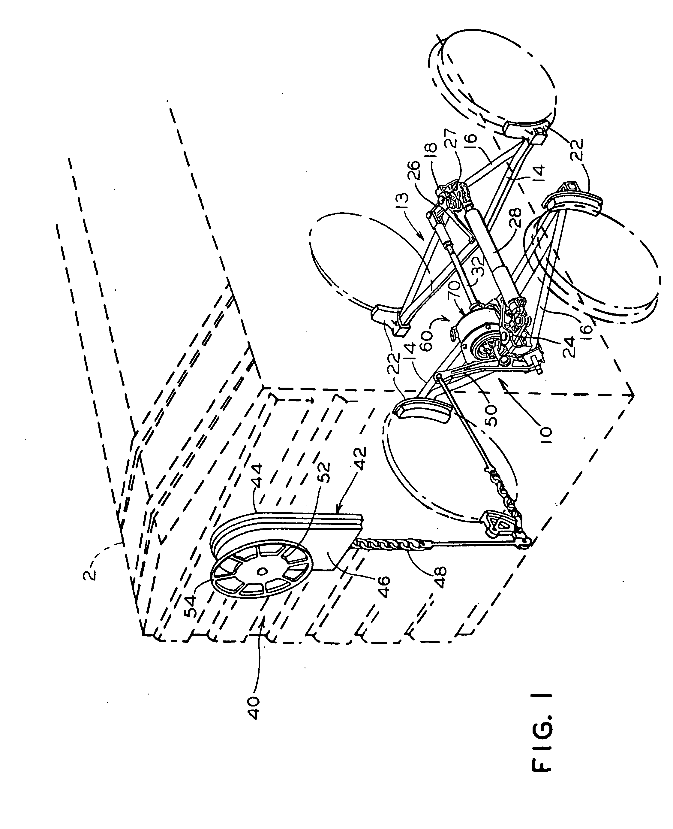 Parking brake assembly for railway vehicle brake system