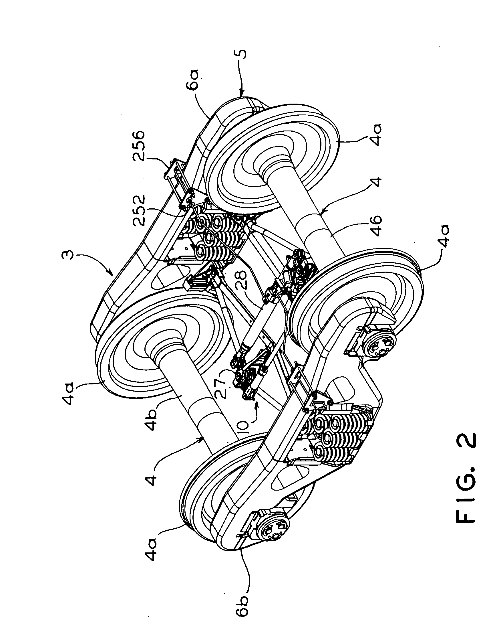 Parking brake assembly for railway vehicle brake system