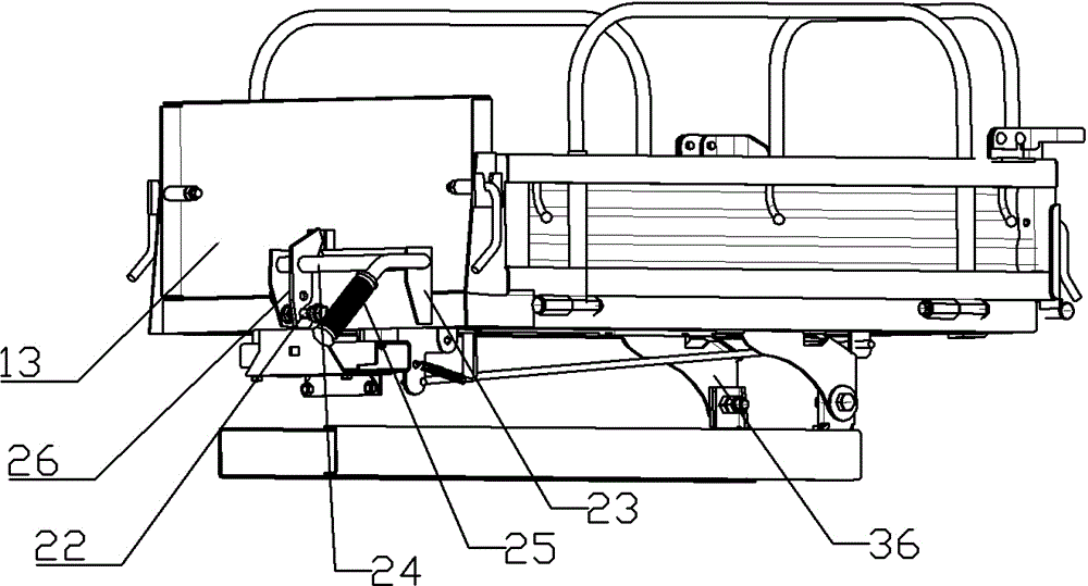 Manual tipping-bucket transfer vehicle