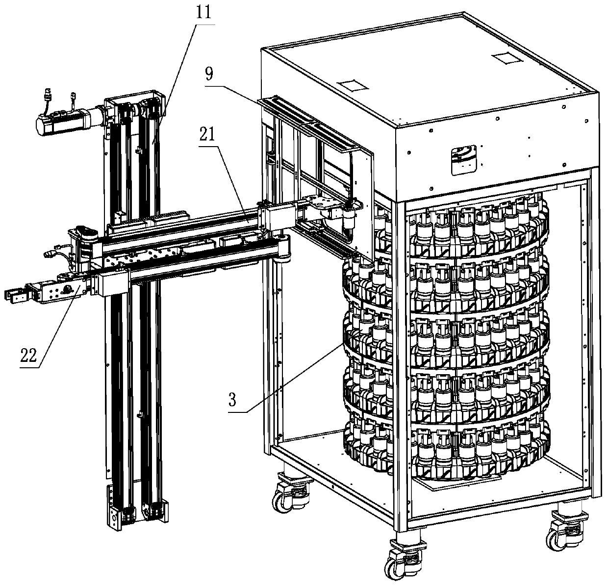 Automatic seed transfer system for blood culture