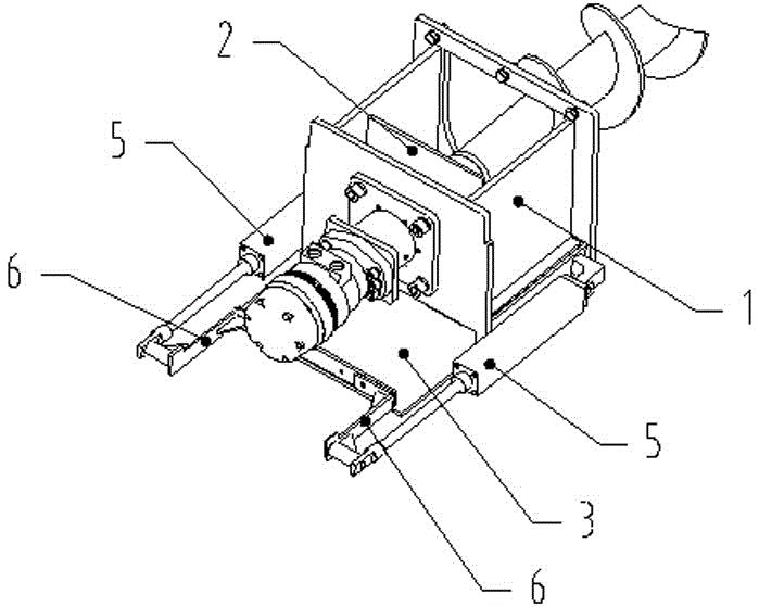 Dual-sealing discharge door mechanism of pavement maintenance vehicle