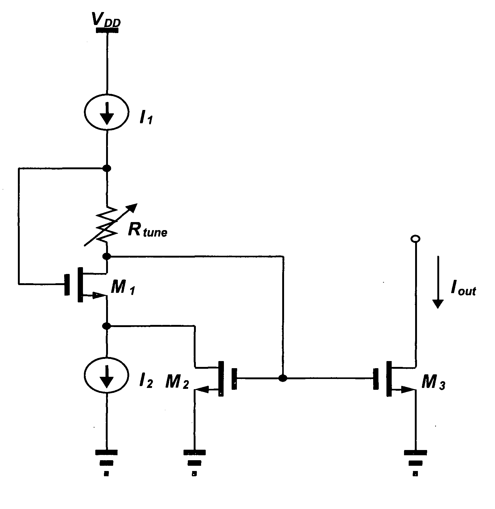 Current mirror with low static current and transconductance amplifier thereof