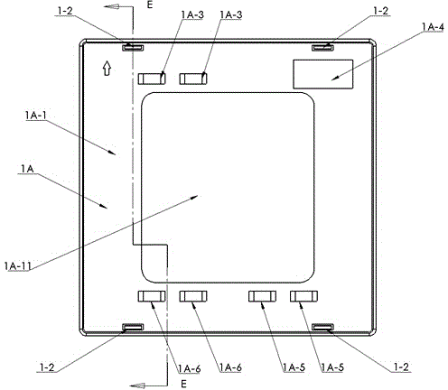 Design method for intelligent electric appliance general structural member of building block combination type