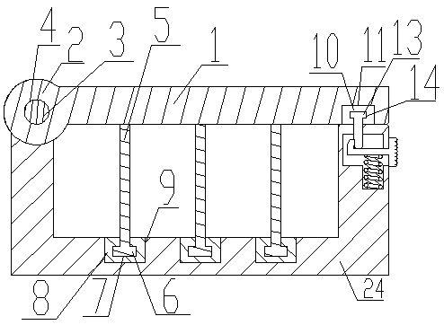 Electric wire groove device