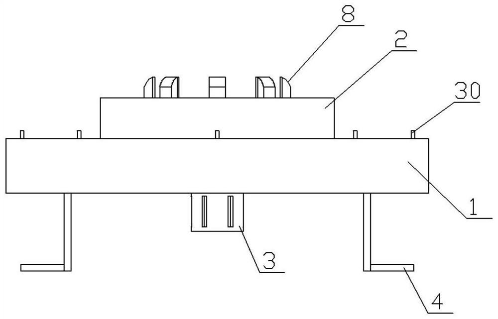 Automatic mechanical part machining clamp