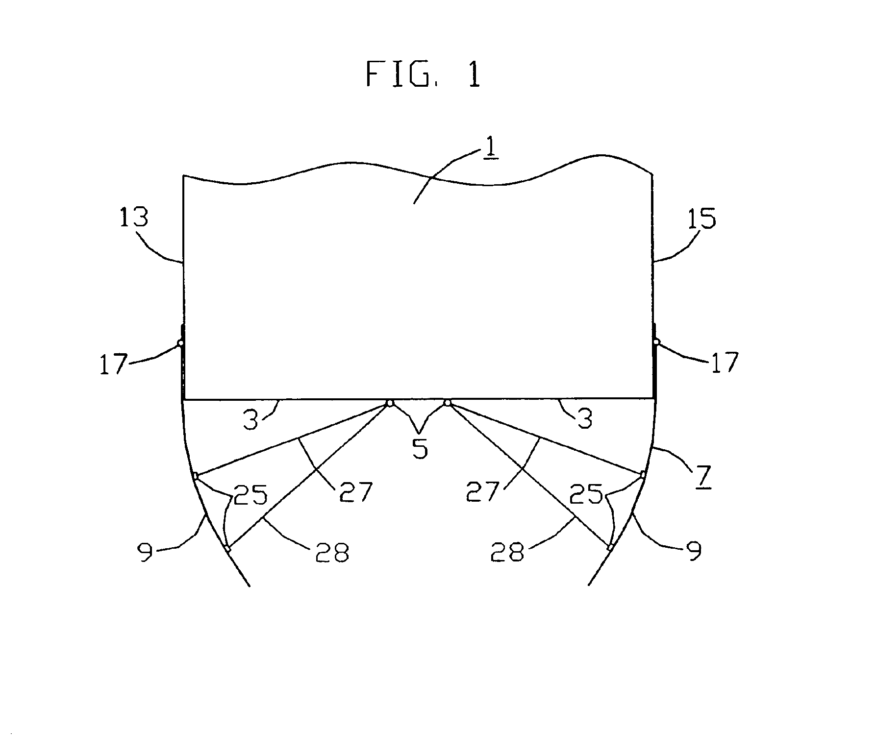 Device for reducing vehicle aerodynamic resistance