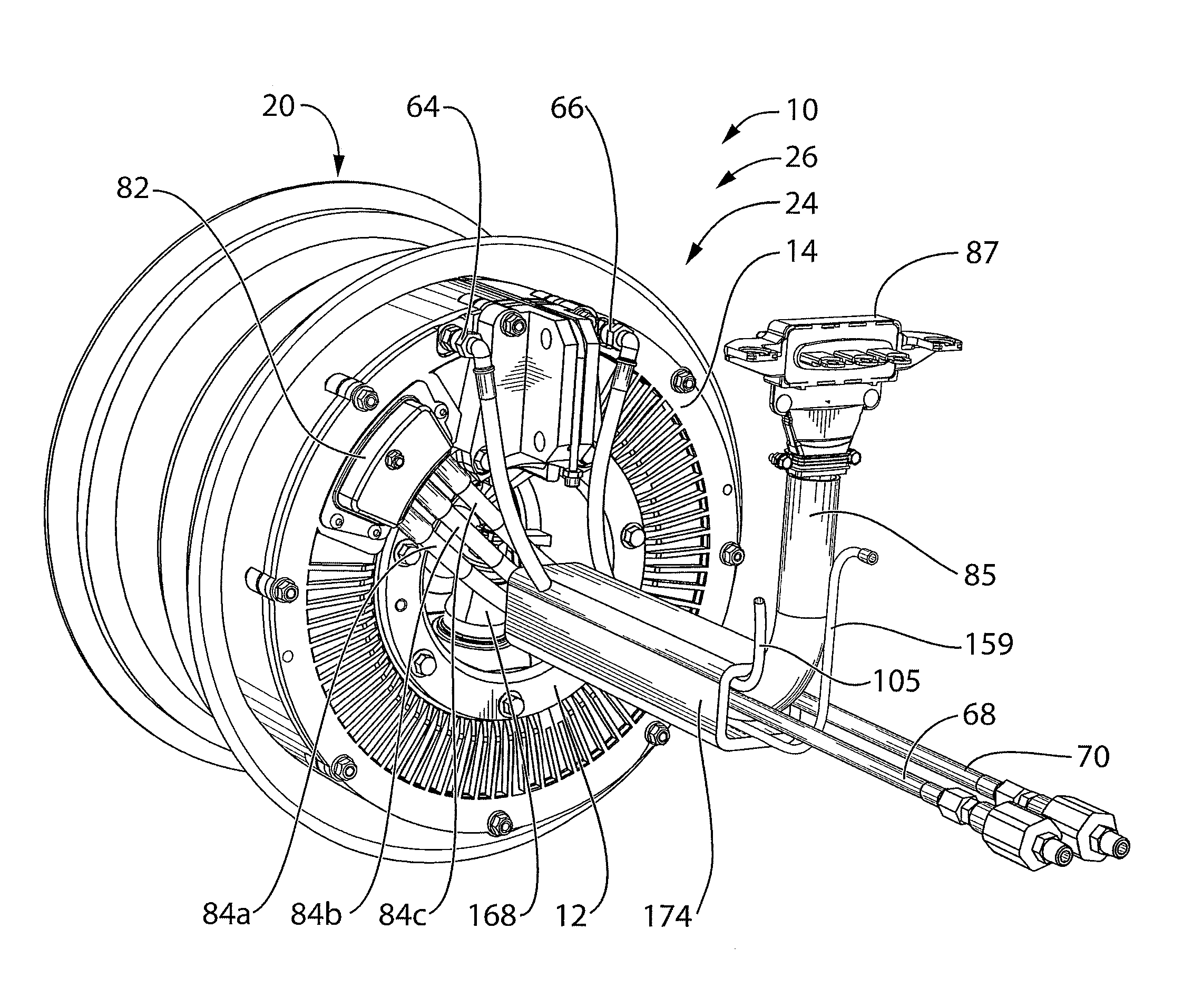 Corner assembly for vehicle