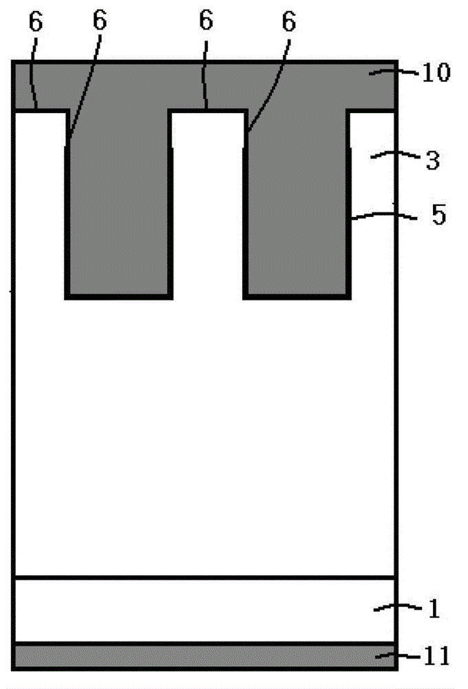 Grooved semiconductor device and manufacturing method thereof