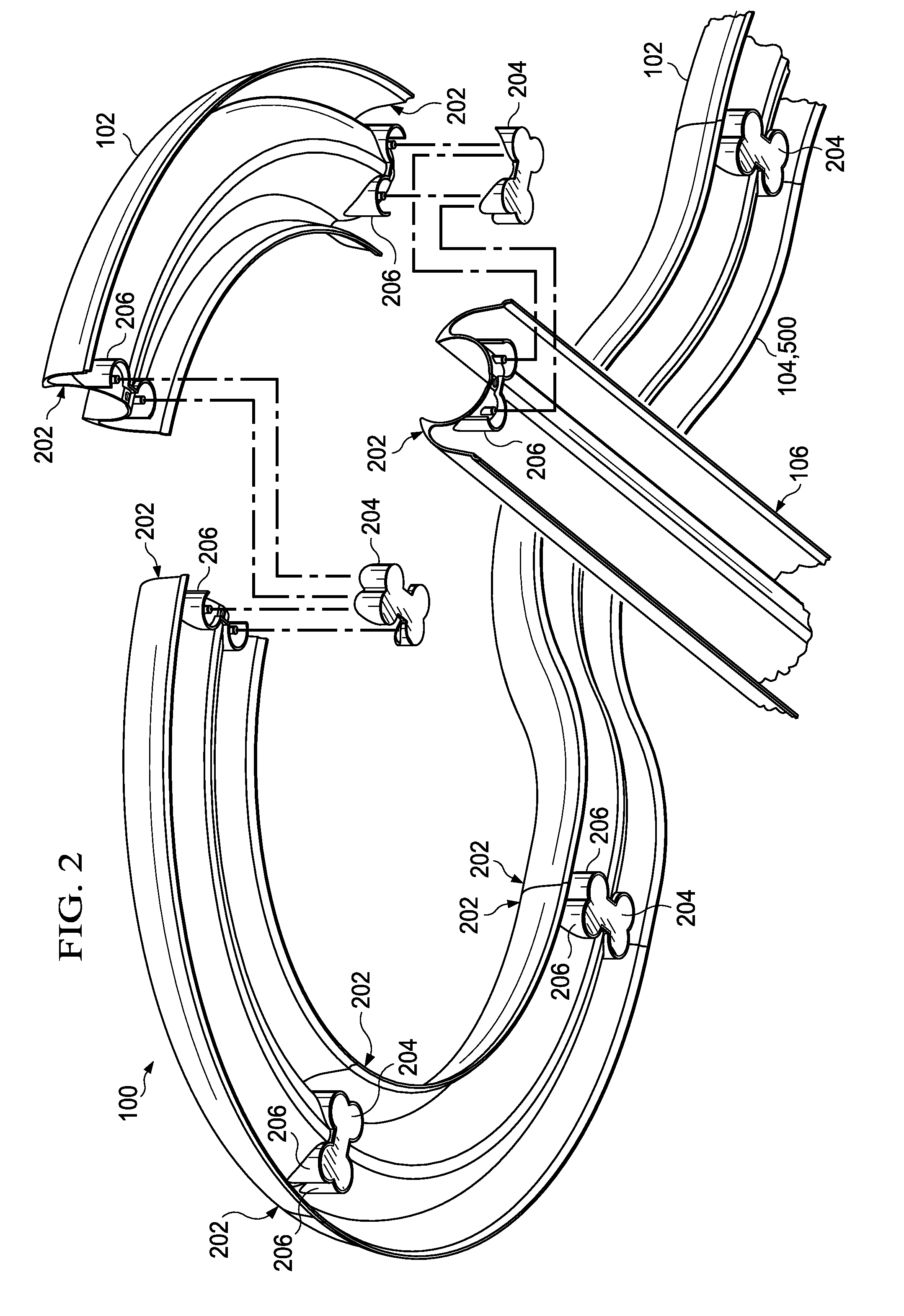 Pet toy with captive chase ball