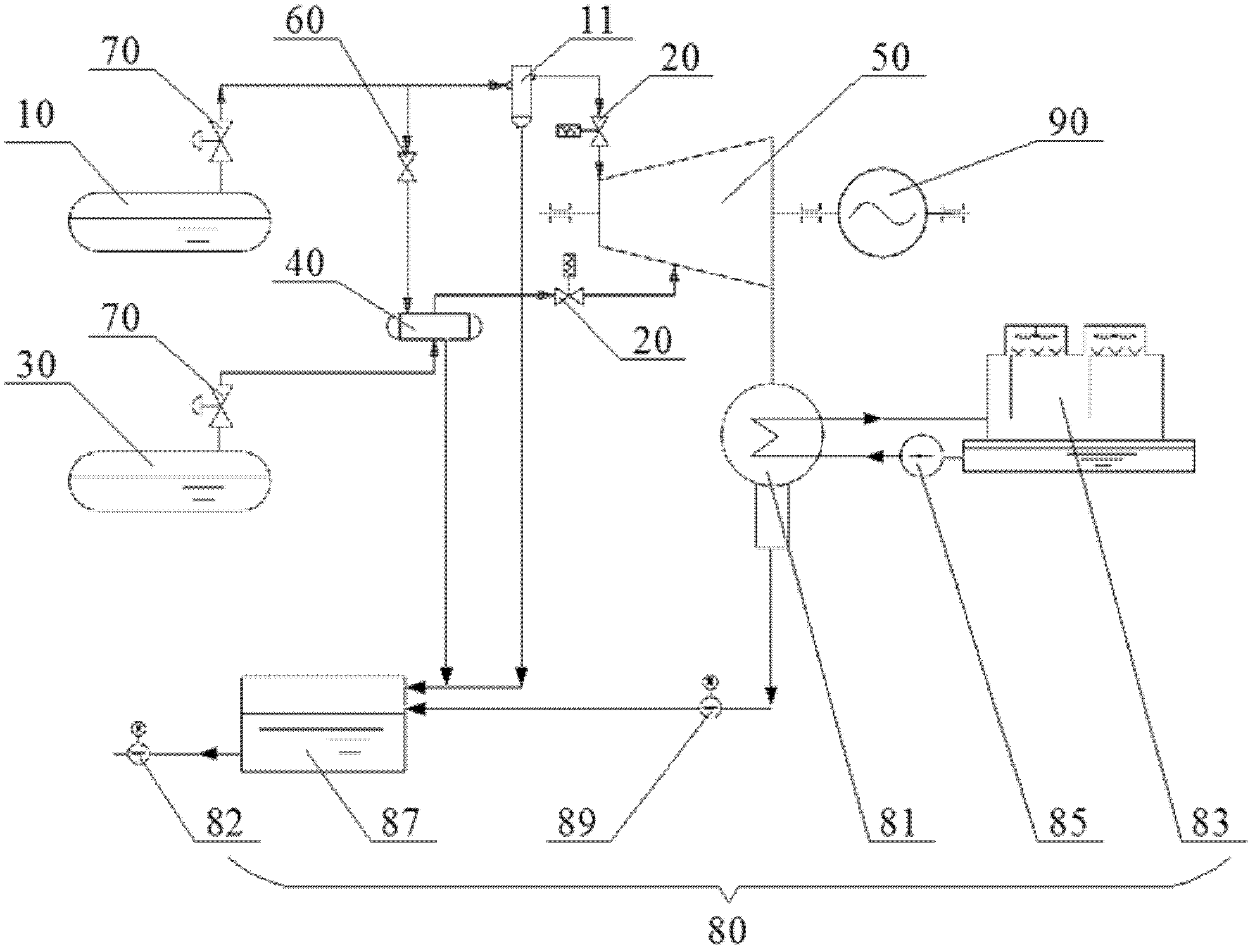 Low-pressure saturated steam recycling equipment