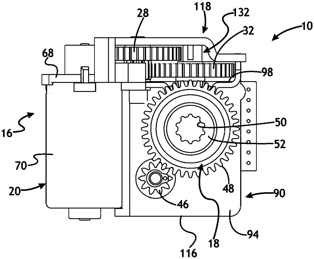 Actuator assembly for a transmission shifter