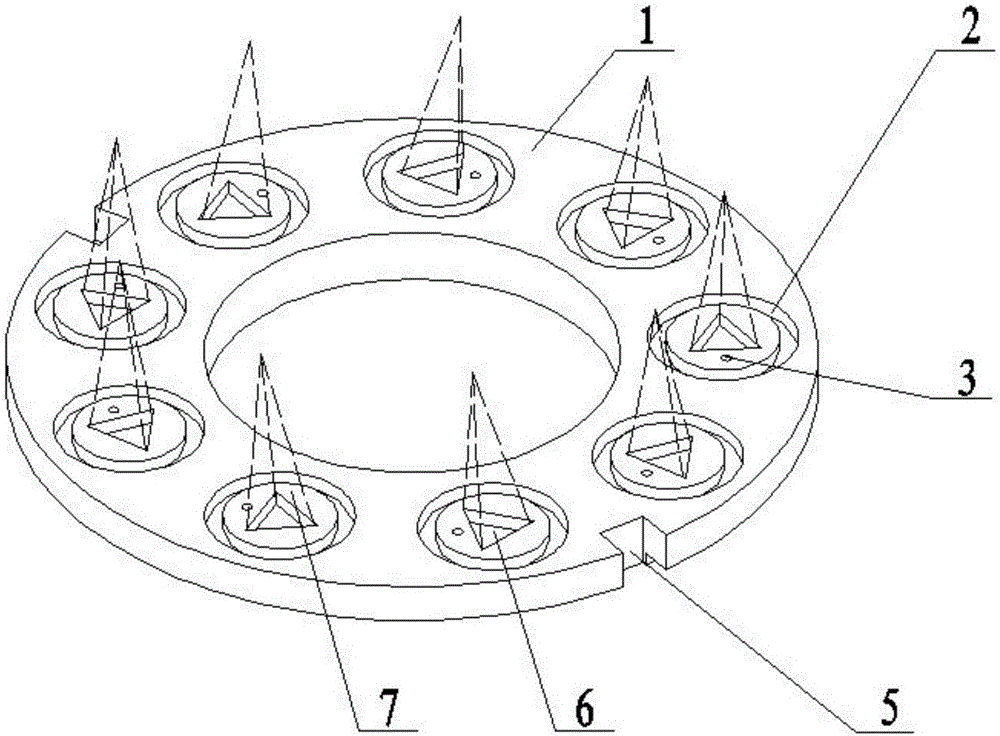 Ash fusibility tester and standard indicating supporting plate thereof