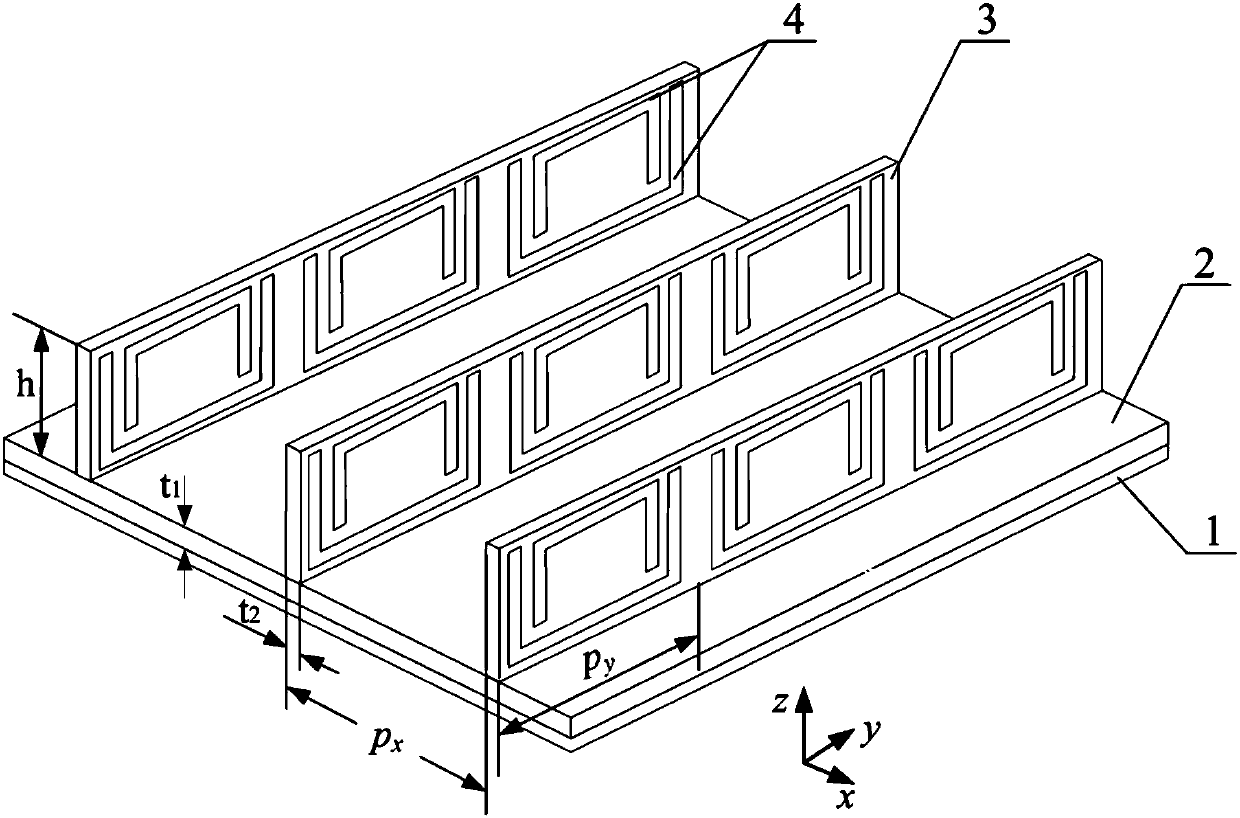 Three-dimensional metamaterial wave absorption body