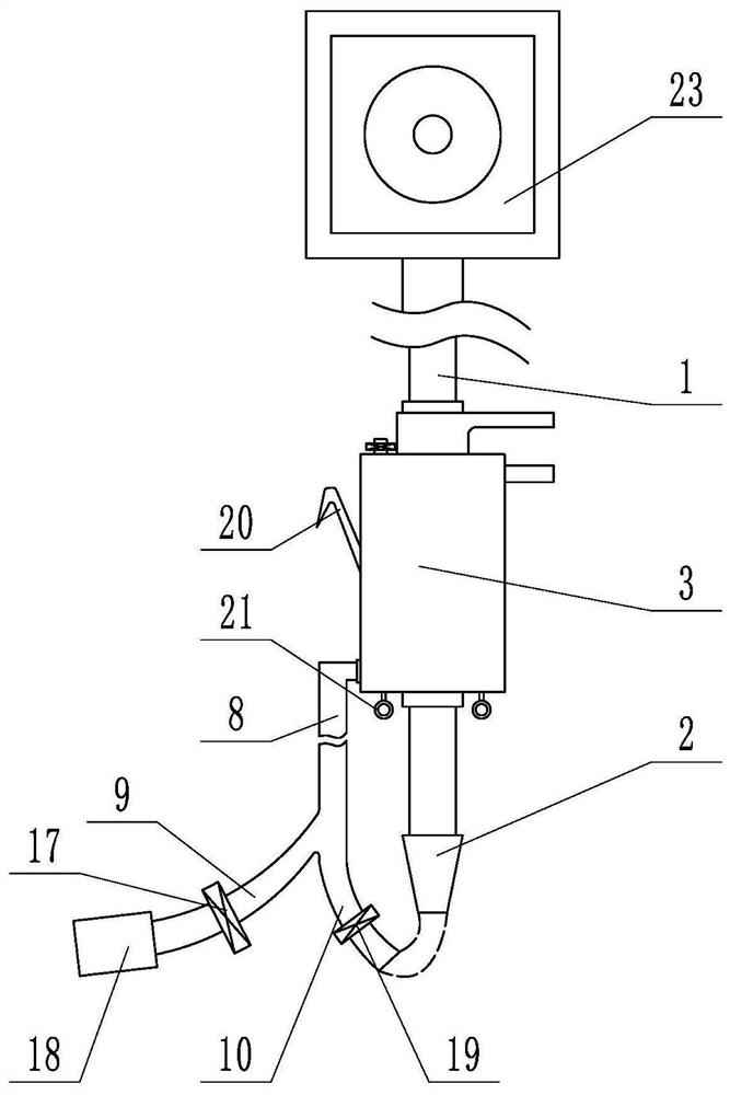 Drainage apparatus for intensive care