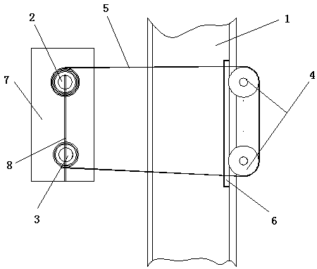 A lint collecting device