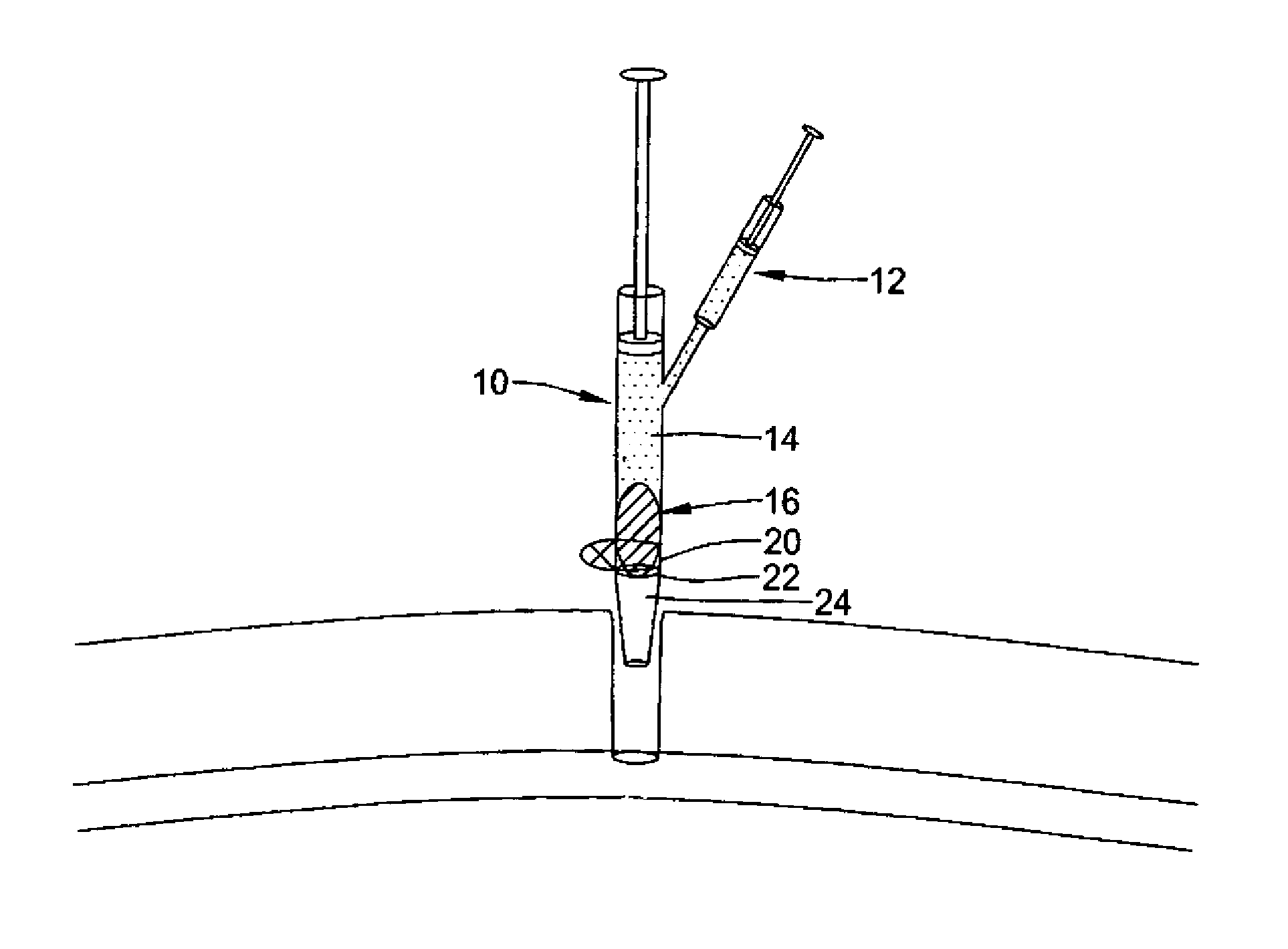 Cross-linked gelatin composition coated with a wetting agent