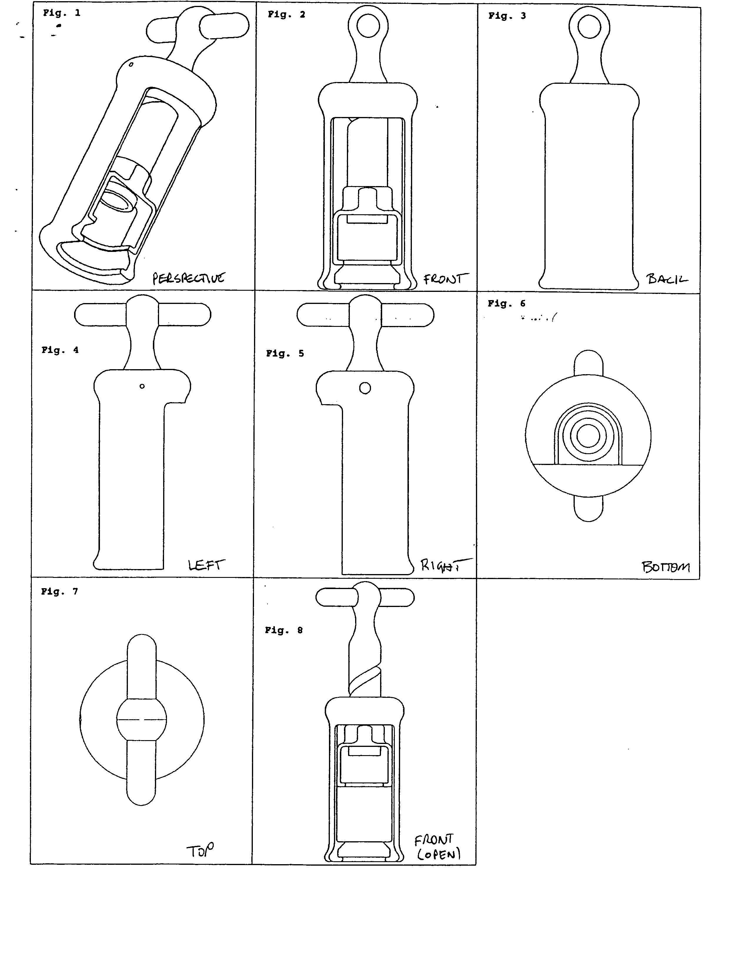 Bottle cork removal and installation tool