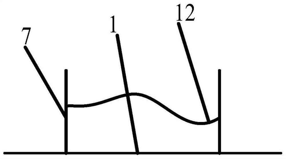 Hanging type test platform