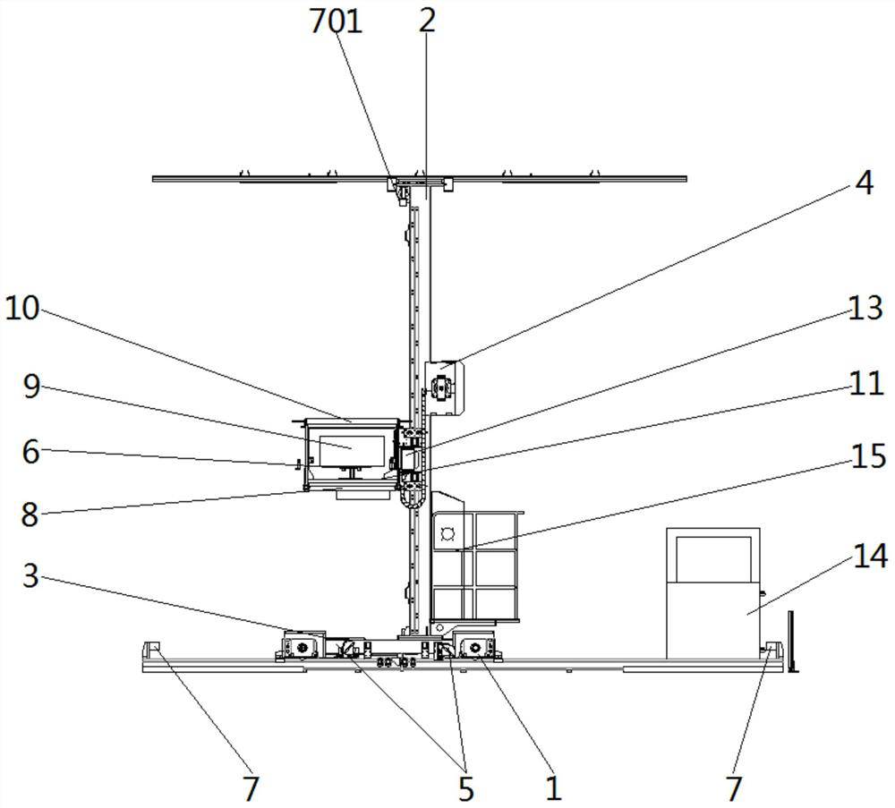 An automated warehousing logistics system